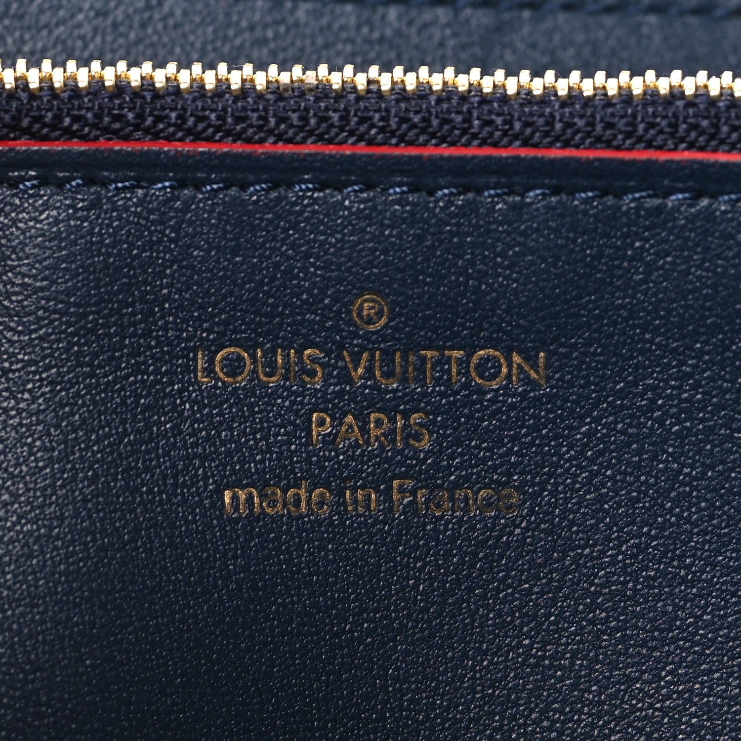 Louis Vuitton Taurillon Capucines Wallet Marine Rouge 6 of 7