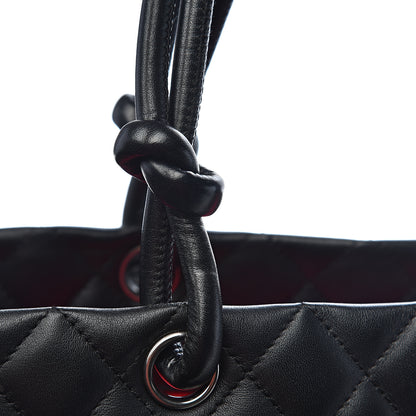 Chanel Calfskin Quilted Large Cambon Tote Black 11 of 16