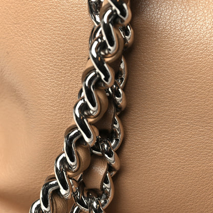 Prada Soft Calf Chain Tote Sughero 11 of 11
