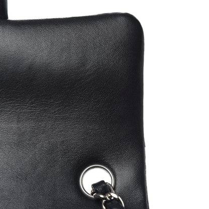 Chanel Lambskin Quilted Mini Rectangular Flap Black 12 of 13