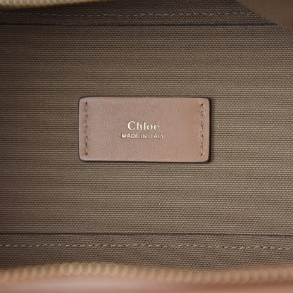Chloe Calfskin Ayers Top Handle Shoulder Bag Beige 6 of 9