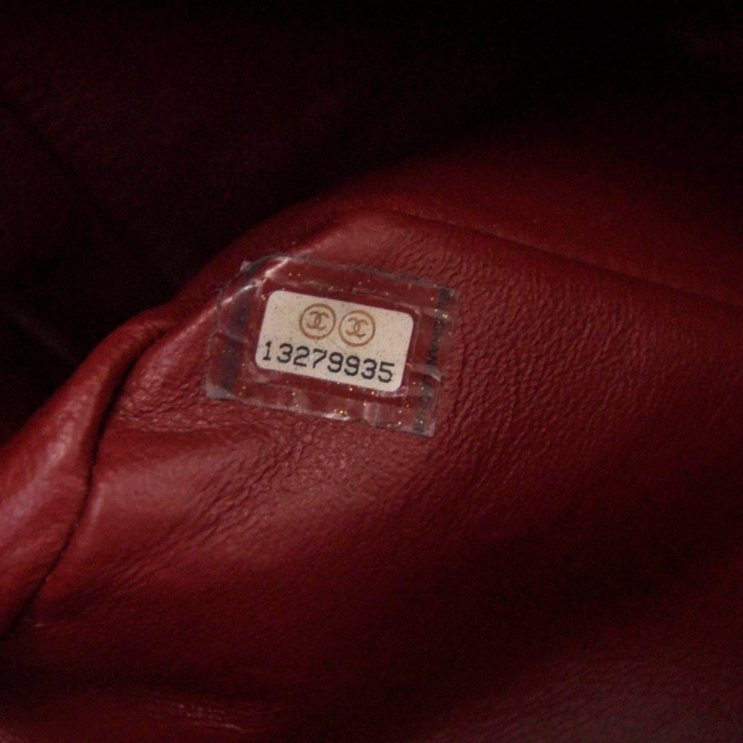 Lambskin Jumbo Single Flap Red