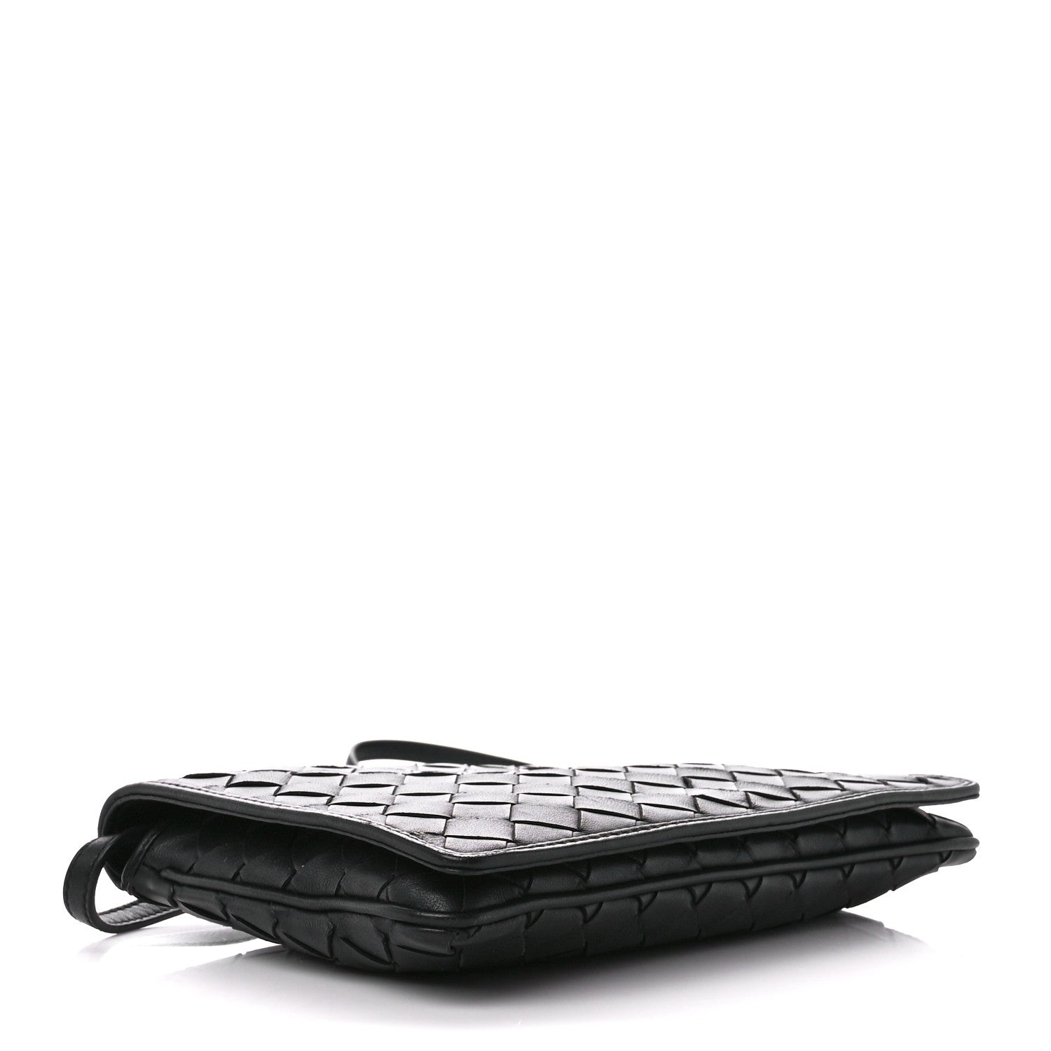 Bottega Veneta Nappa Intrecciato Crossbody Messenger Flap Black 4 of 11