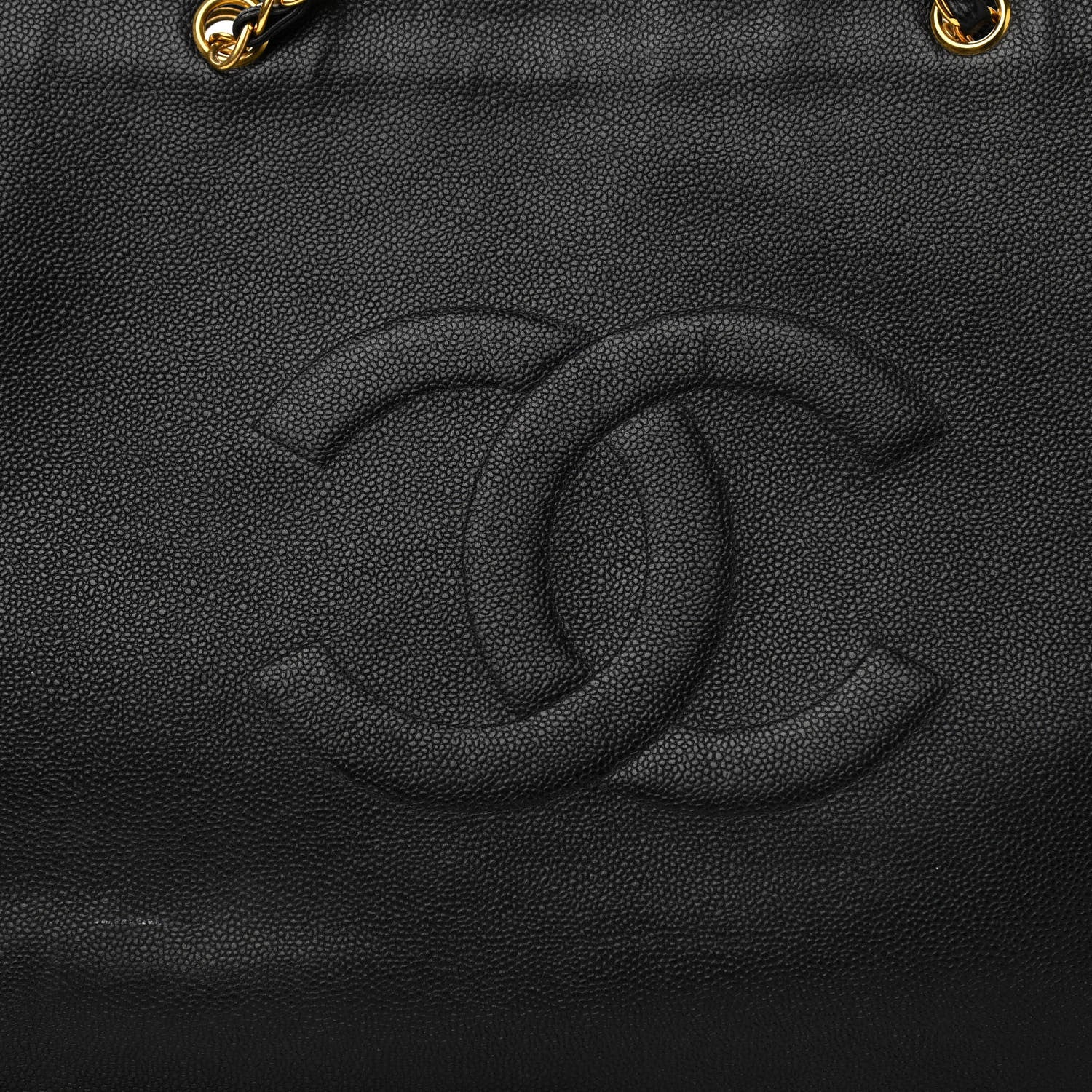 Chanel Caviar CC Tote Black 8 of 14