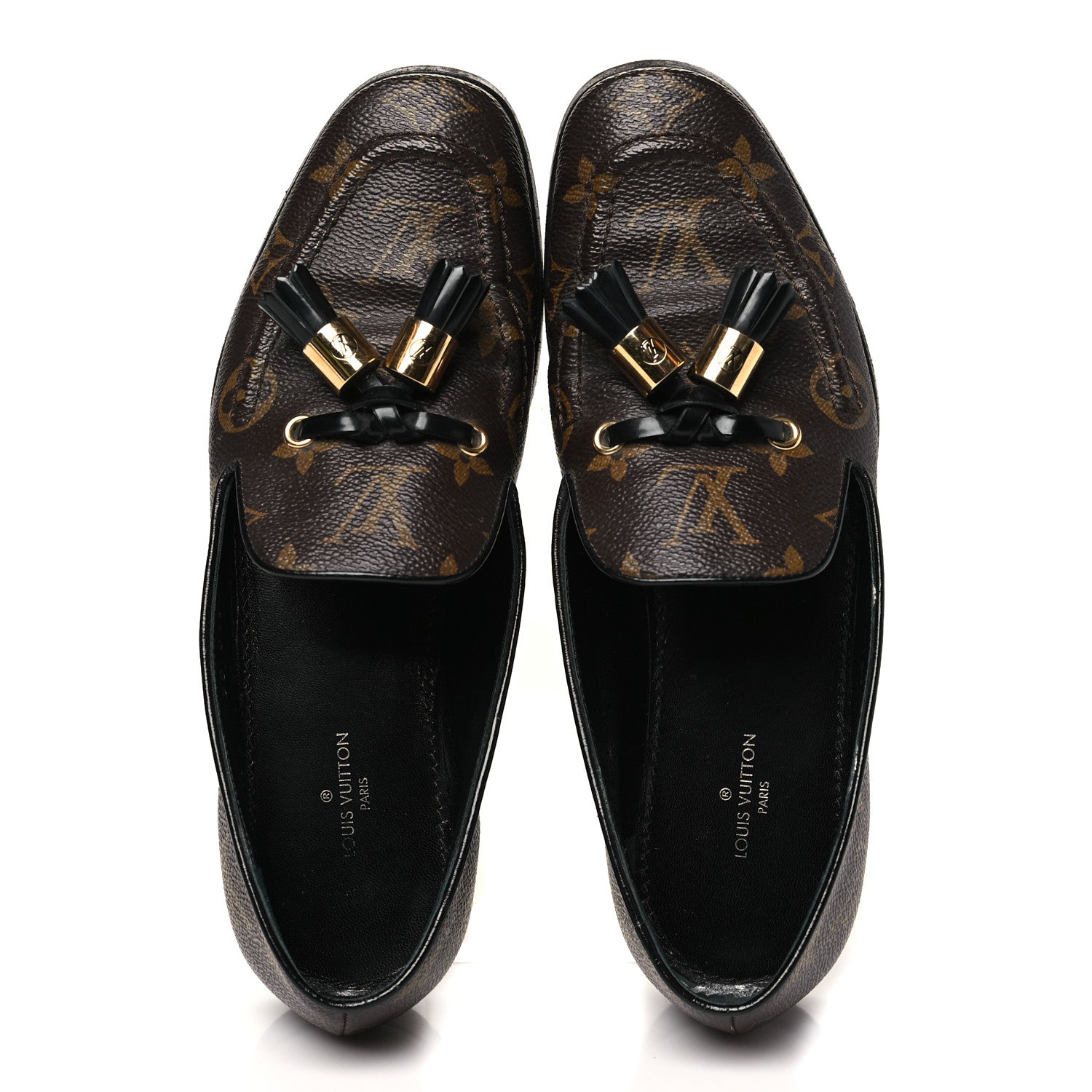 Louis Vuitton Monogram Society Loafers 36 5 of 11