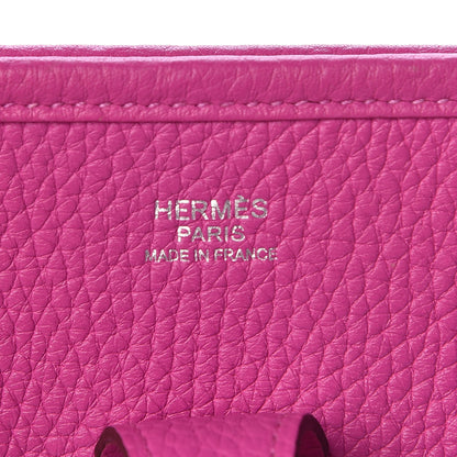 Hermes Taurillon Clemence Evelyne III PM Magnolia 6 of 13