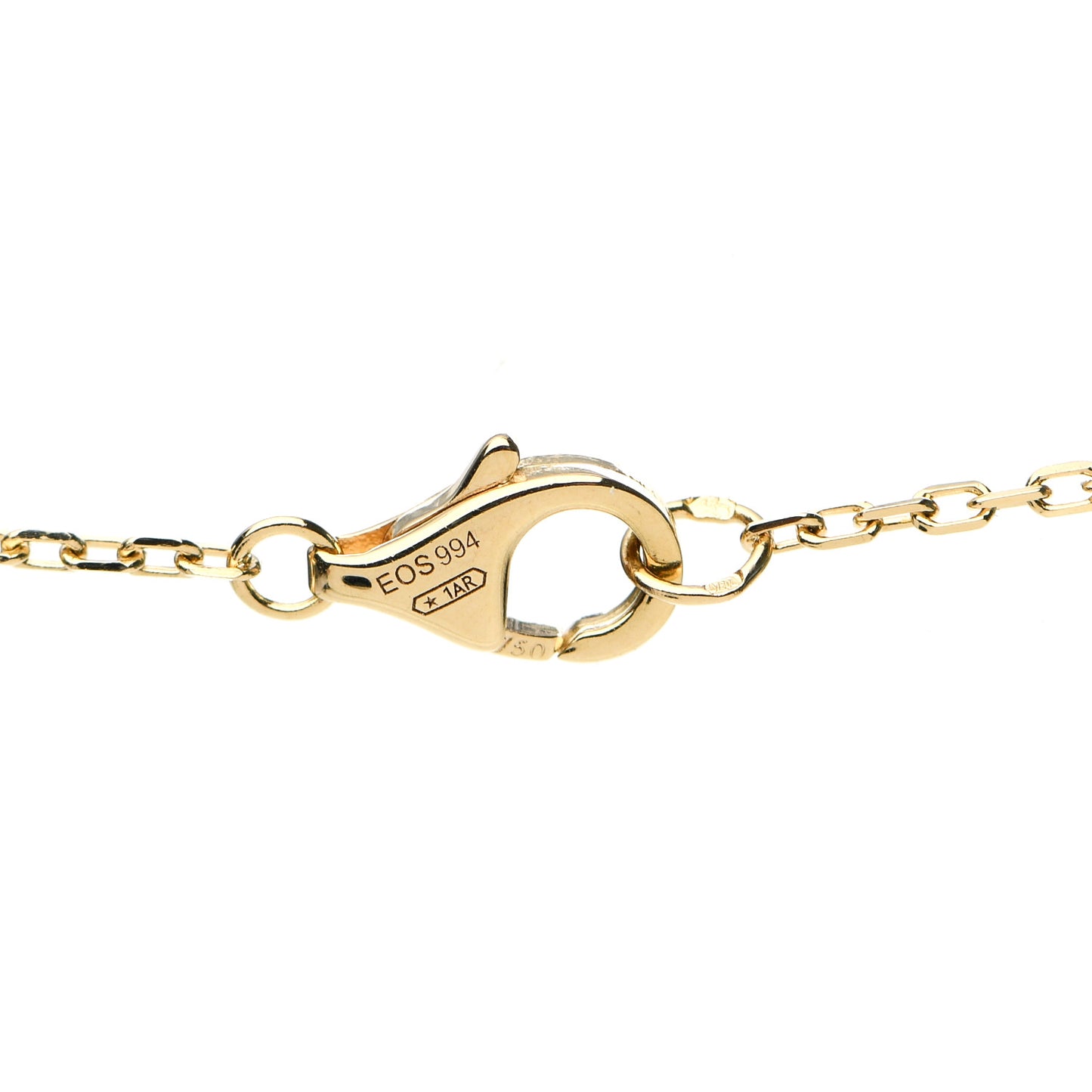 18K Yellow Gold Diamond Juste Un Clou Pendant Necklace