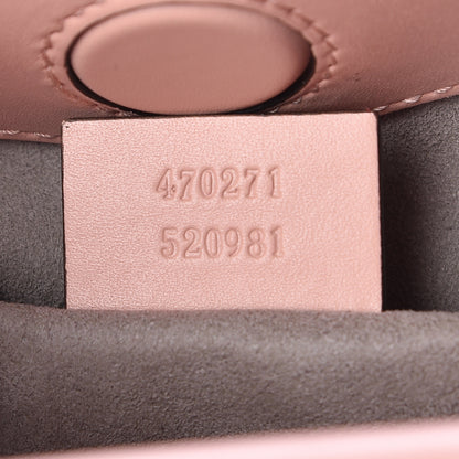 Gucci Nappa Bamboo Web Mini Nymphaea Top Handle Bag Perfect Pink Mystic White 9 of 11