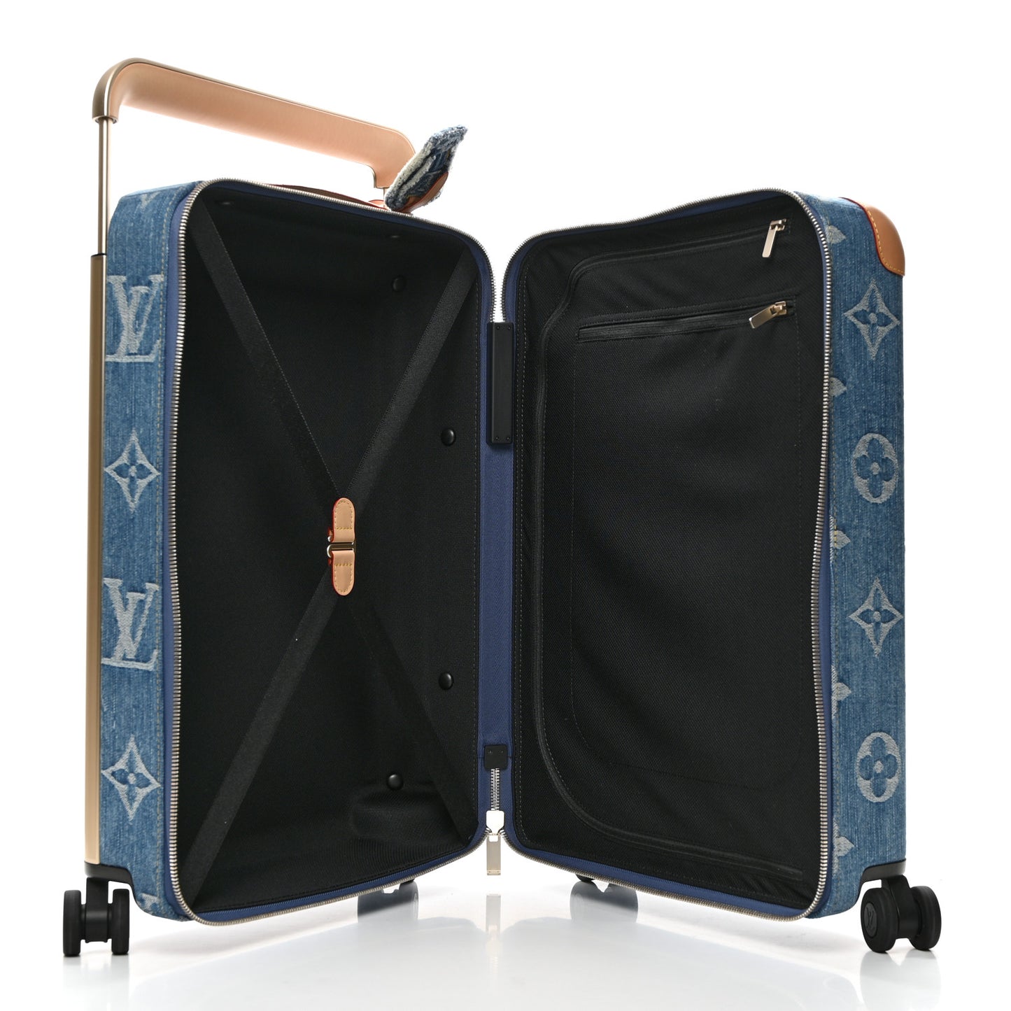 LOUIS VUITTON Monogram Denim Horizon 55 Blue