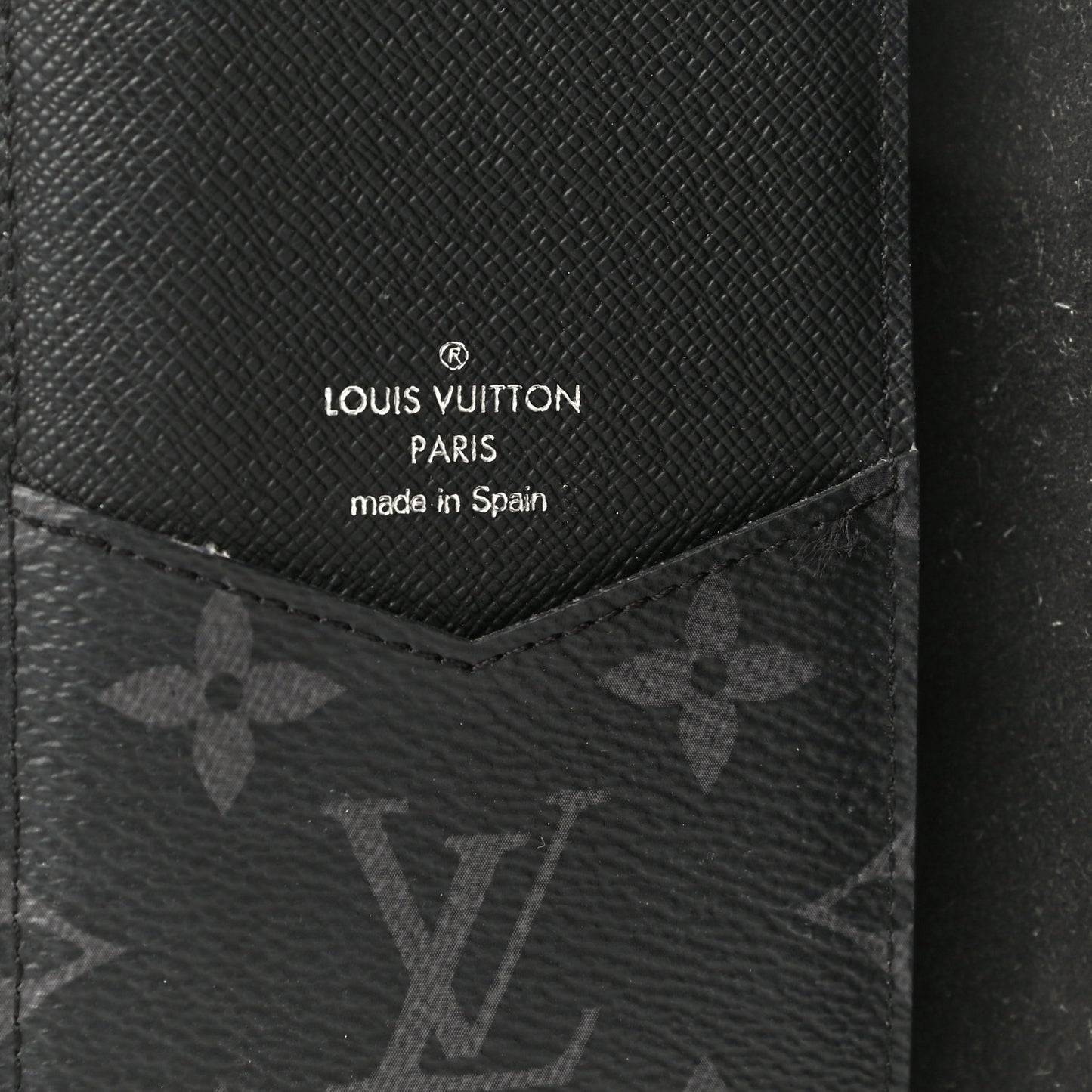 Monogram Eclipse iPhone XS Max Folio Case Black