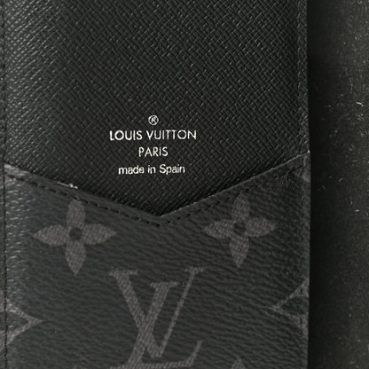 Louis Vuitton Monogram Eclipse iPhone XS Max Folio Case Black 6 of 14