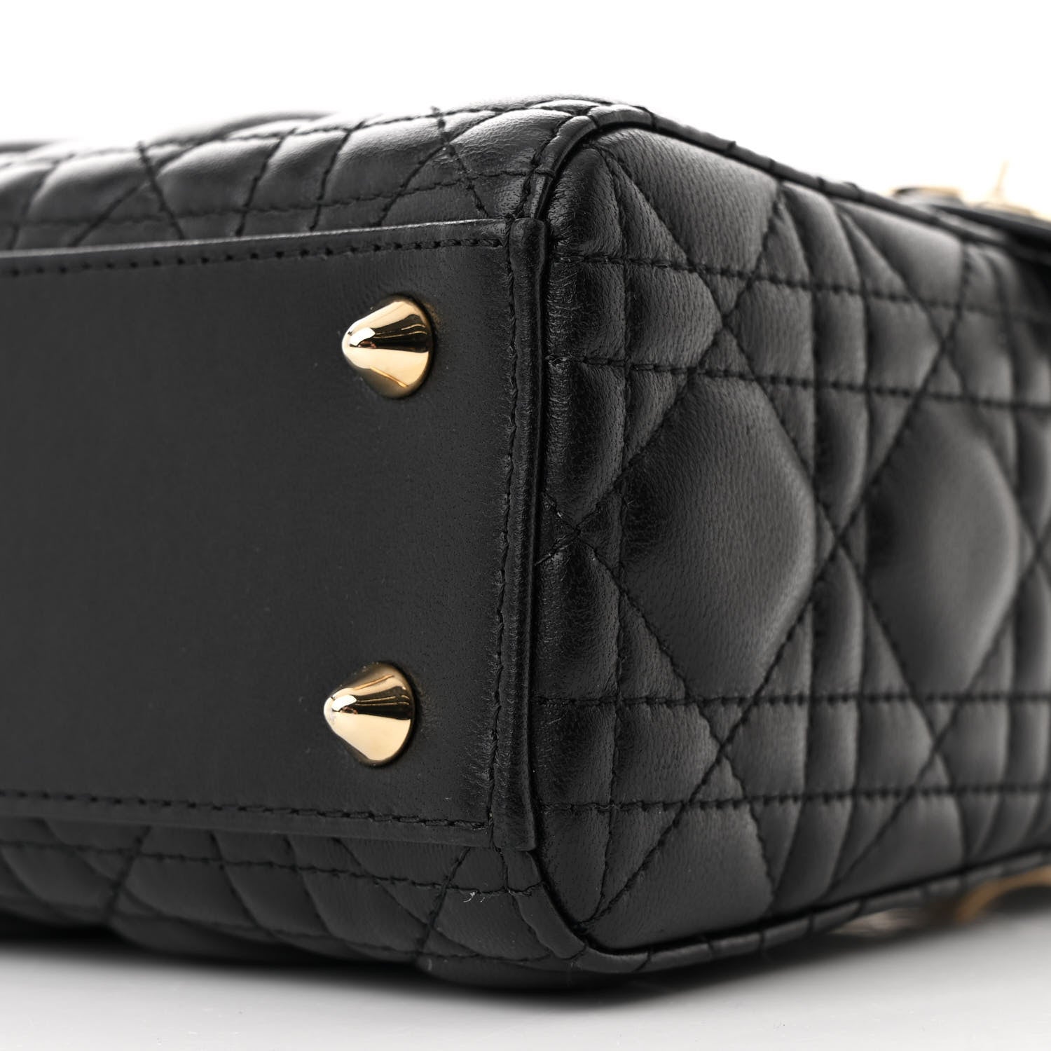 Christian Dior Lambskin Cannage Small My ABCDior Lady Dior Black 10 of 10