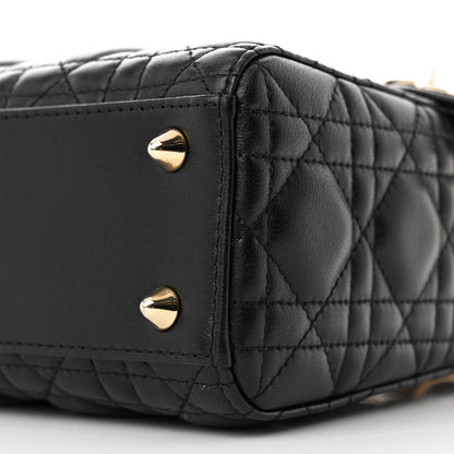 Christian Dior Lambskin Cannage Small My ABCDior Lady Dior Black 10 of 10