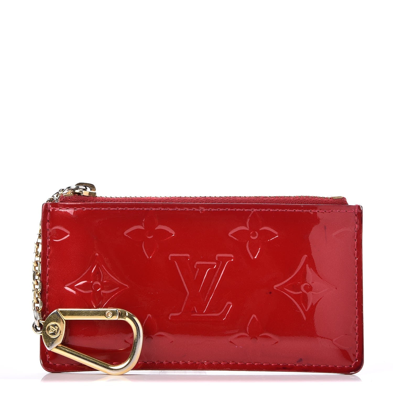 Louis Vuitton Vernis Key Pouch Pomme D'Amour 1 of 11