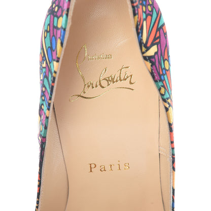 Christian Louboutin Satin Vitrail So Kate 120 Pumps 35.5 Multicolor 6 of 8