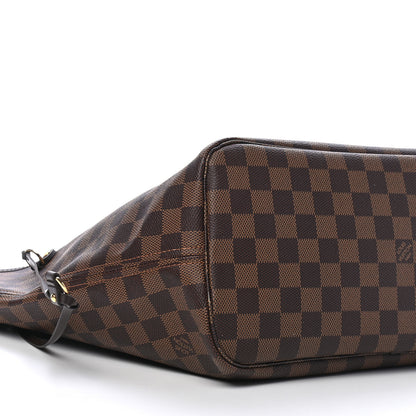 Louis Vuitton Damier Ebene Neo Neverfull MM Rose Ballerine 10 of 28