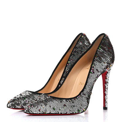 Christian Louboutin Paillettes Caresse Pigalle Follies 100 Pumps 37 Multicolor 3 of 10