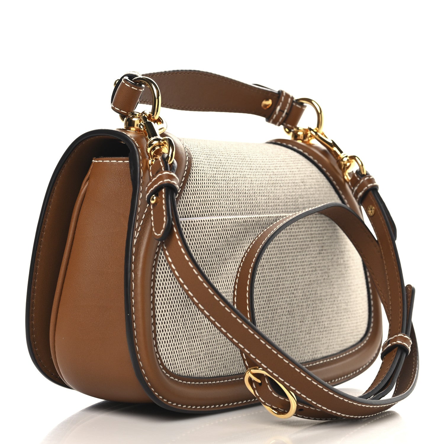 Gucci Canvas Medium Blondie Top Handle Bag Brown 3 of 10