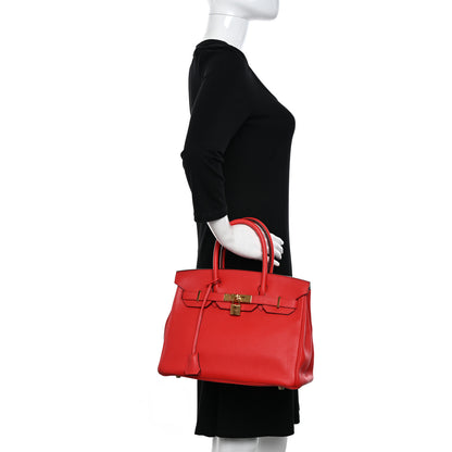 Hermes Togo Birkin 30 Rouge Tomate 2 of 11