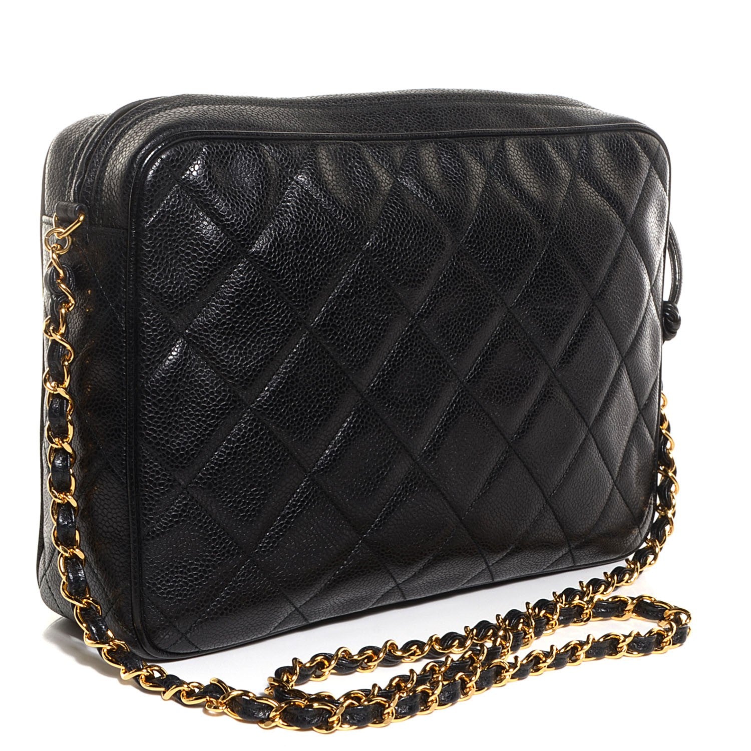 Chanel Caviar Quilted Camera Case Black 3 of 9
