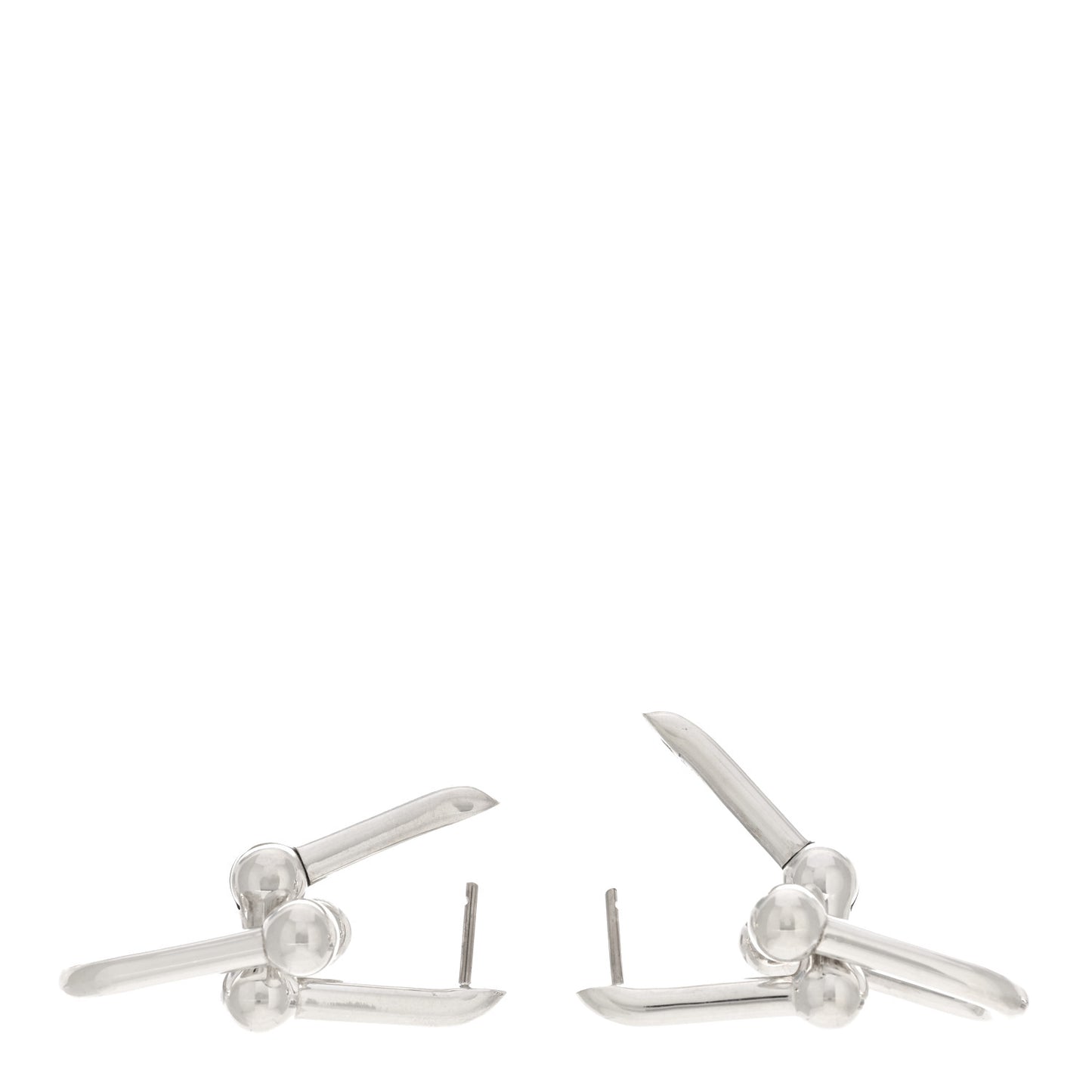 Sterling Silver Large HardWear Link Earrings