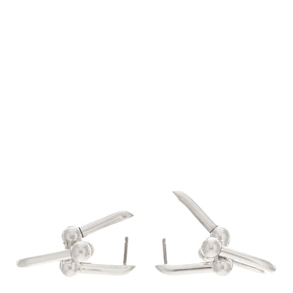 Tiffany Sterling Silver Large HardWear Link Earrings 3 of 5
