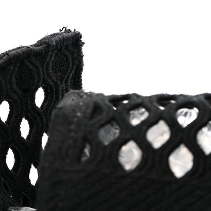 Christian Dior Canvas Embroidered Mesh Diorcamp Messenger Black 11 of 11