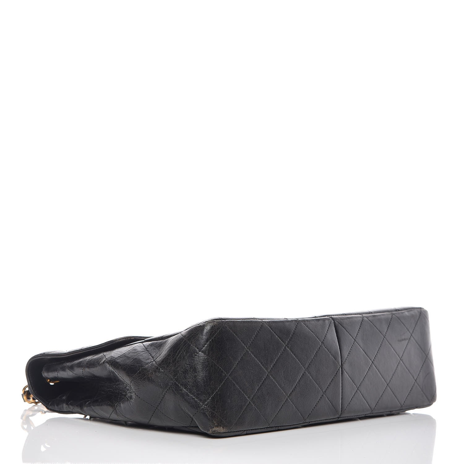 Chanel Lambskin Quilted Jumbo Single Flap Black 4 of 19