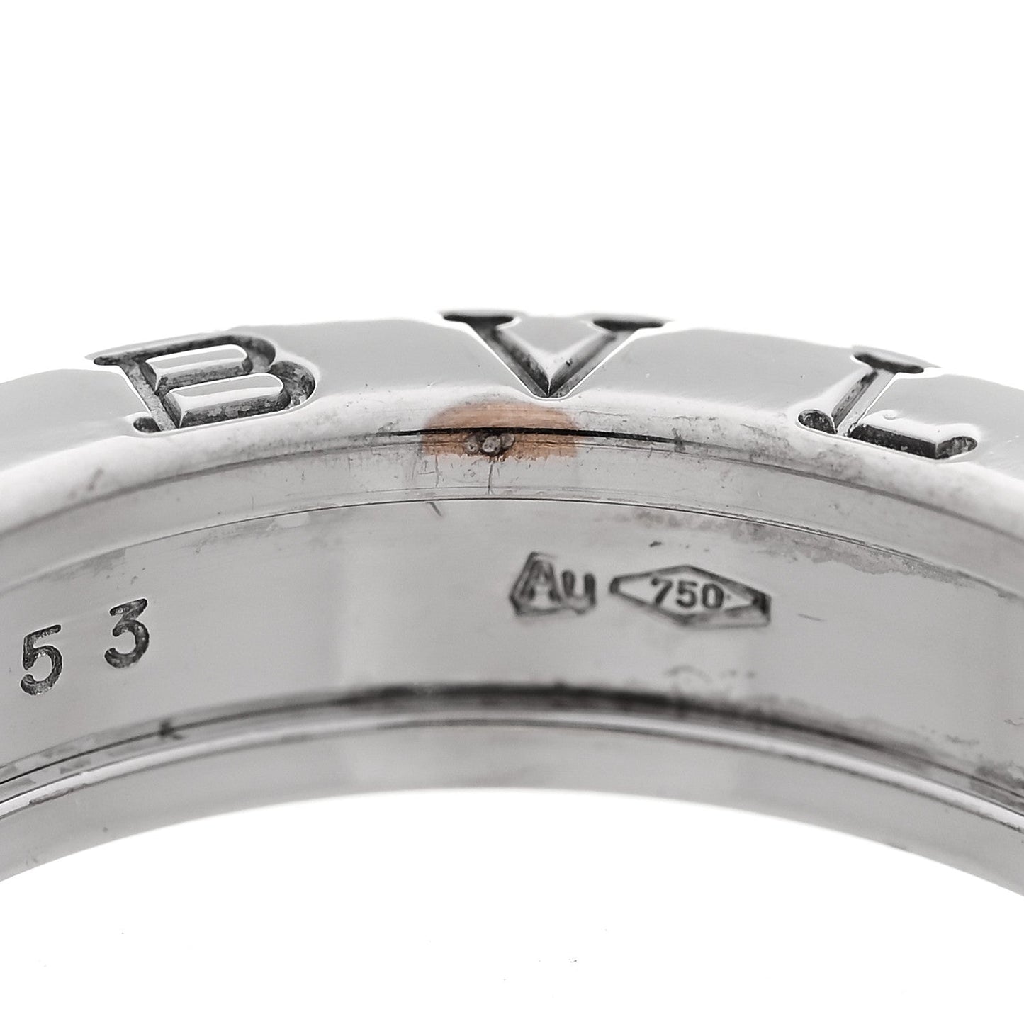18K White Gold B.Zero1 One-Band Ring 53 6.5