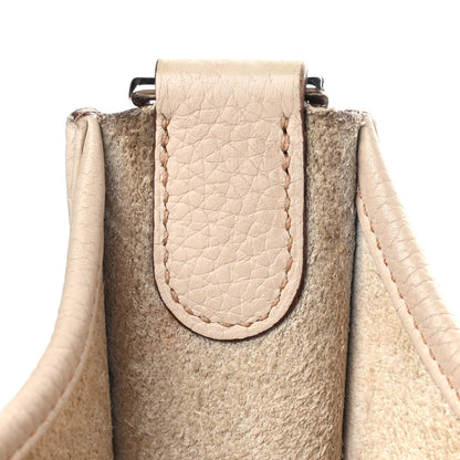 Hermes Taurillon Clemence Evelyne III PM Grege Pale 12 of 16