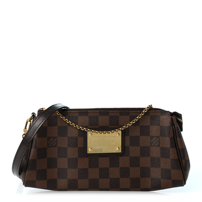 Louis Vuitton Damier Ebene Eva Clutch 1 of 11