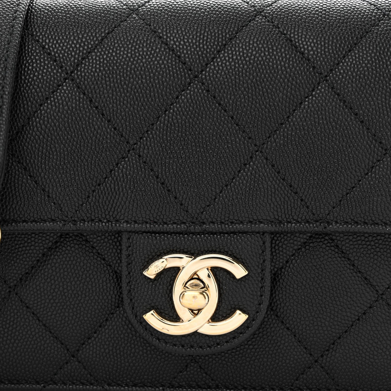 Chanel Caviar Quilted Like A Wallet Flap Black 8 of 11
