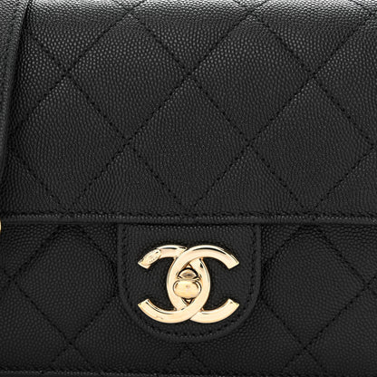 Chanel Caviar Quilted Like A Wallet Flap Black 8 of 11