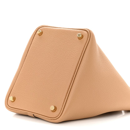 Hermes Taurillon Clemence Picotin Lock 18 PM Chai 10 of 11