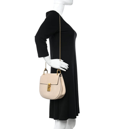 Chloe Grained Lambskin Drew Shoulder Bag Biscotti Beige 3 of 13