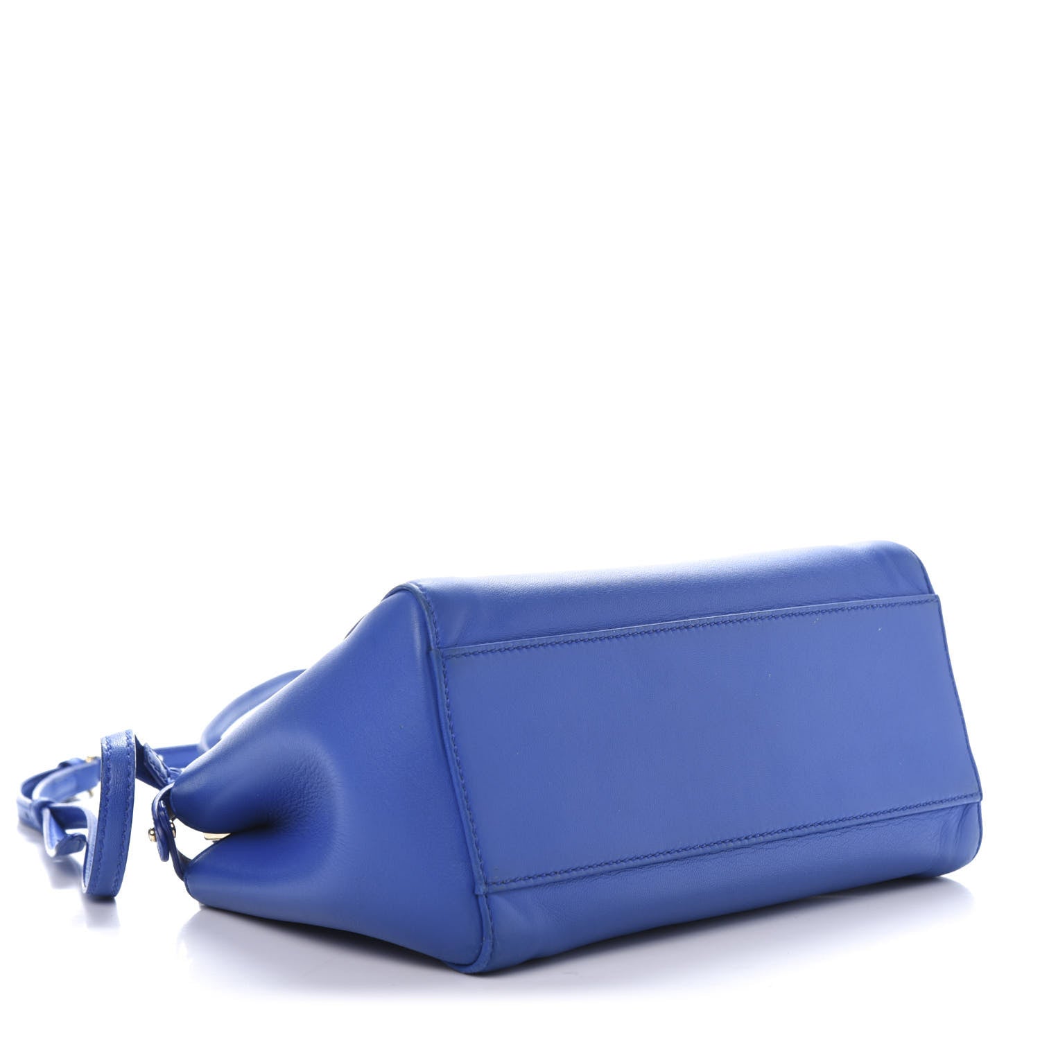 Fendi Nappa Mini Peekaboo Iconic Satchel Bleuette 4 of 12