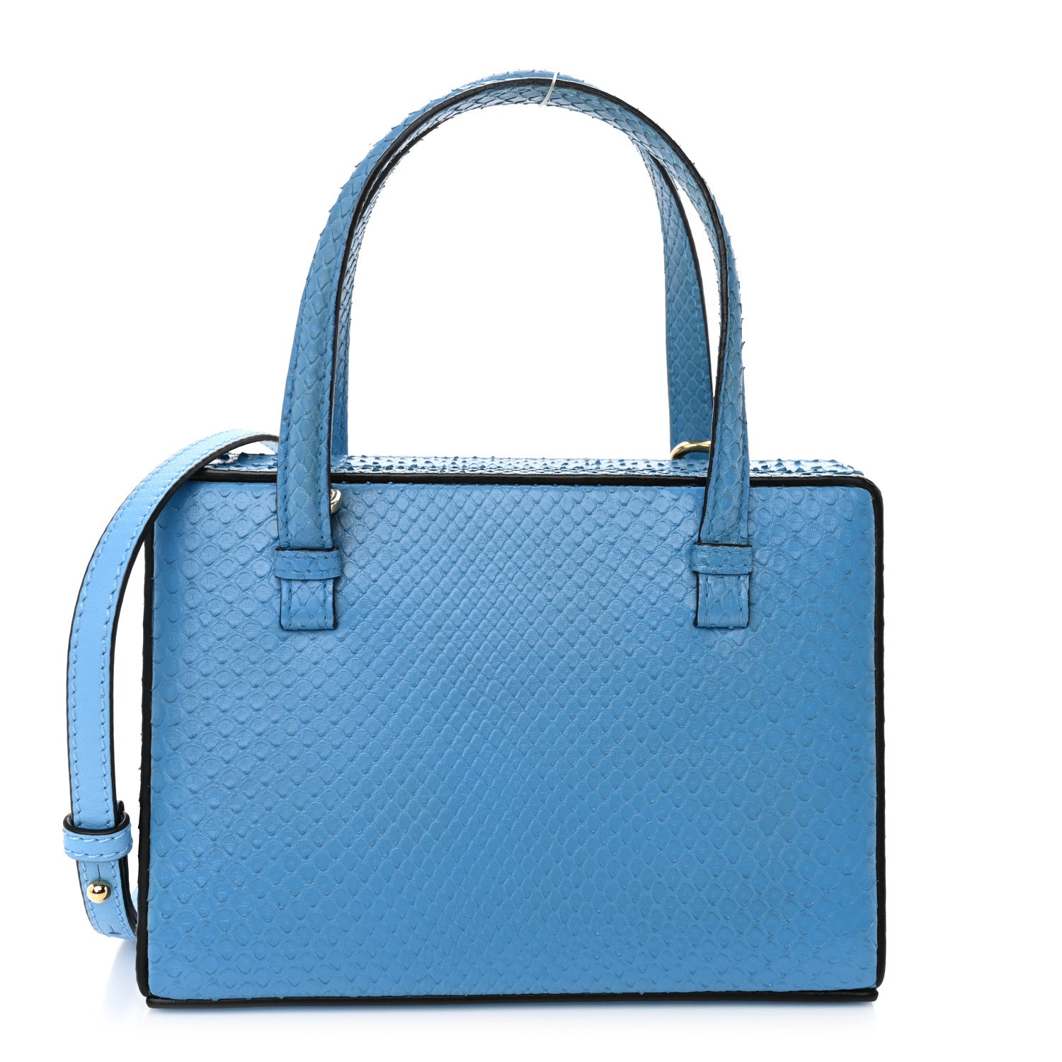 Loewe Snakeskin Small Postal Bag Sky Blue 1 of 9