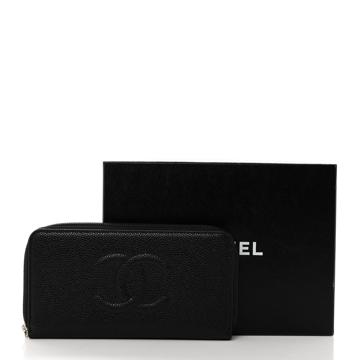 Chanel Caviar Large Timeless CC Zip Around Wallet Black 10 of 10