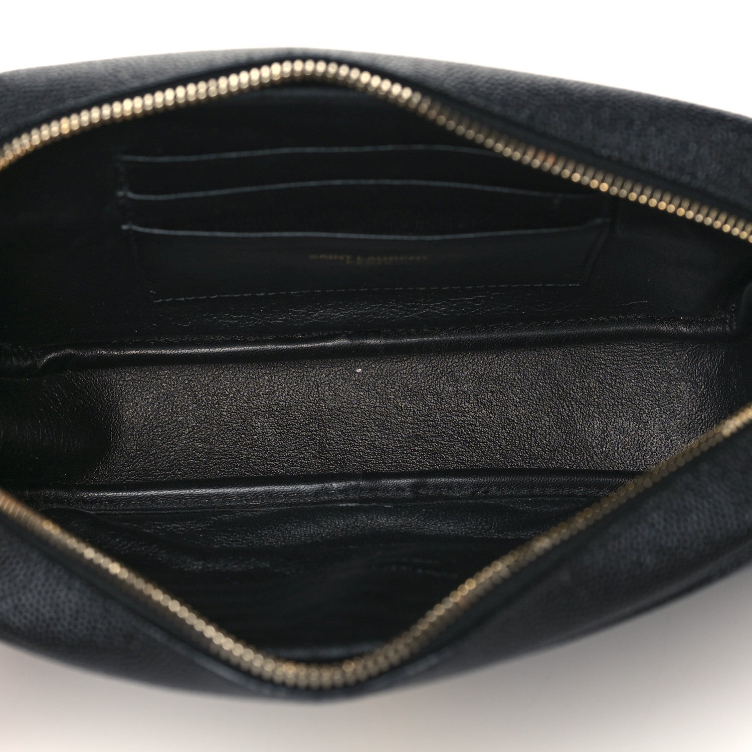 Saint Laurent Grain De Poudre Matelasse Monogram Mini Lou Camera Bag Black 5 of 7