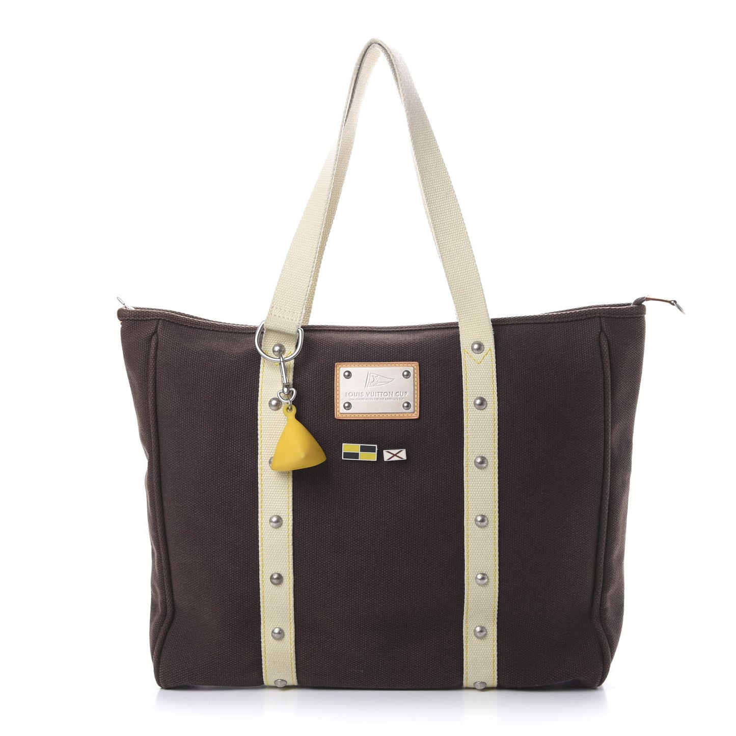 Toile Antigua Cabas GM Tote Brown