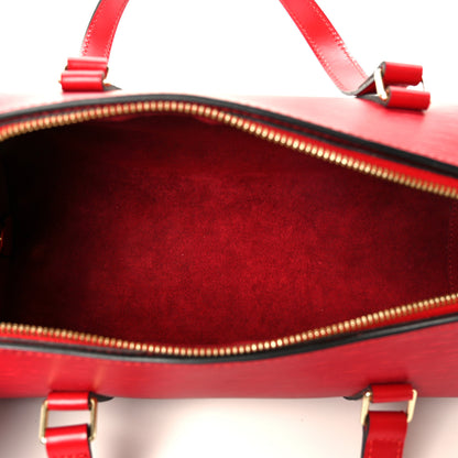 Louis Vuitton Epi Soufflot Castillan Red 6 of 13