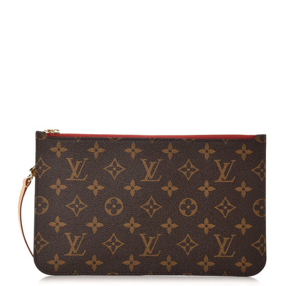 Louis Vuitton Monogram Neverfull MM GM Pochette Cherry 1 of 8
