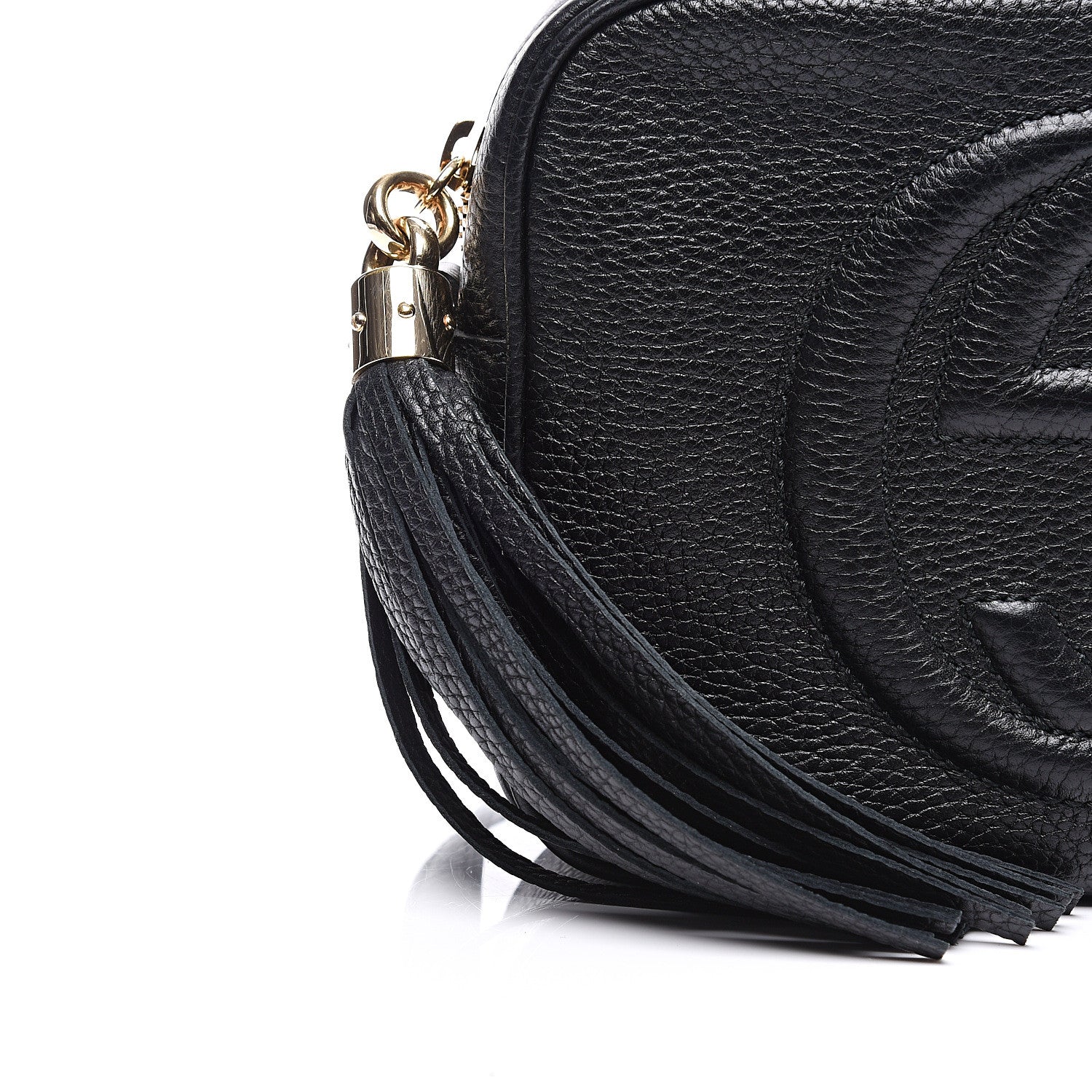 Gucci Pebbled Calfskin Small Soho Disco Bag Black 10 of 11