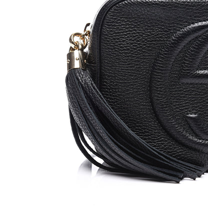 Gucci Pebbled Calfskin Small Soho Disco Bag Black 10 of 11