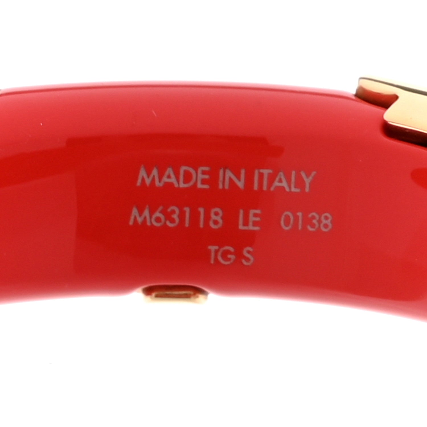 Louis Vuitton Resin Daily Monogram Bracelet S Red 5 of 6
