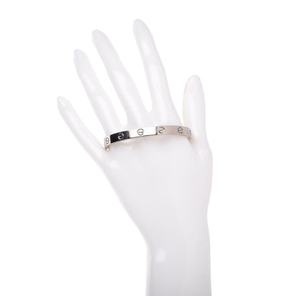 Cartier 18K White Gold LOVE Bracelet 17 2 of 6
