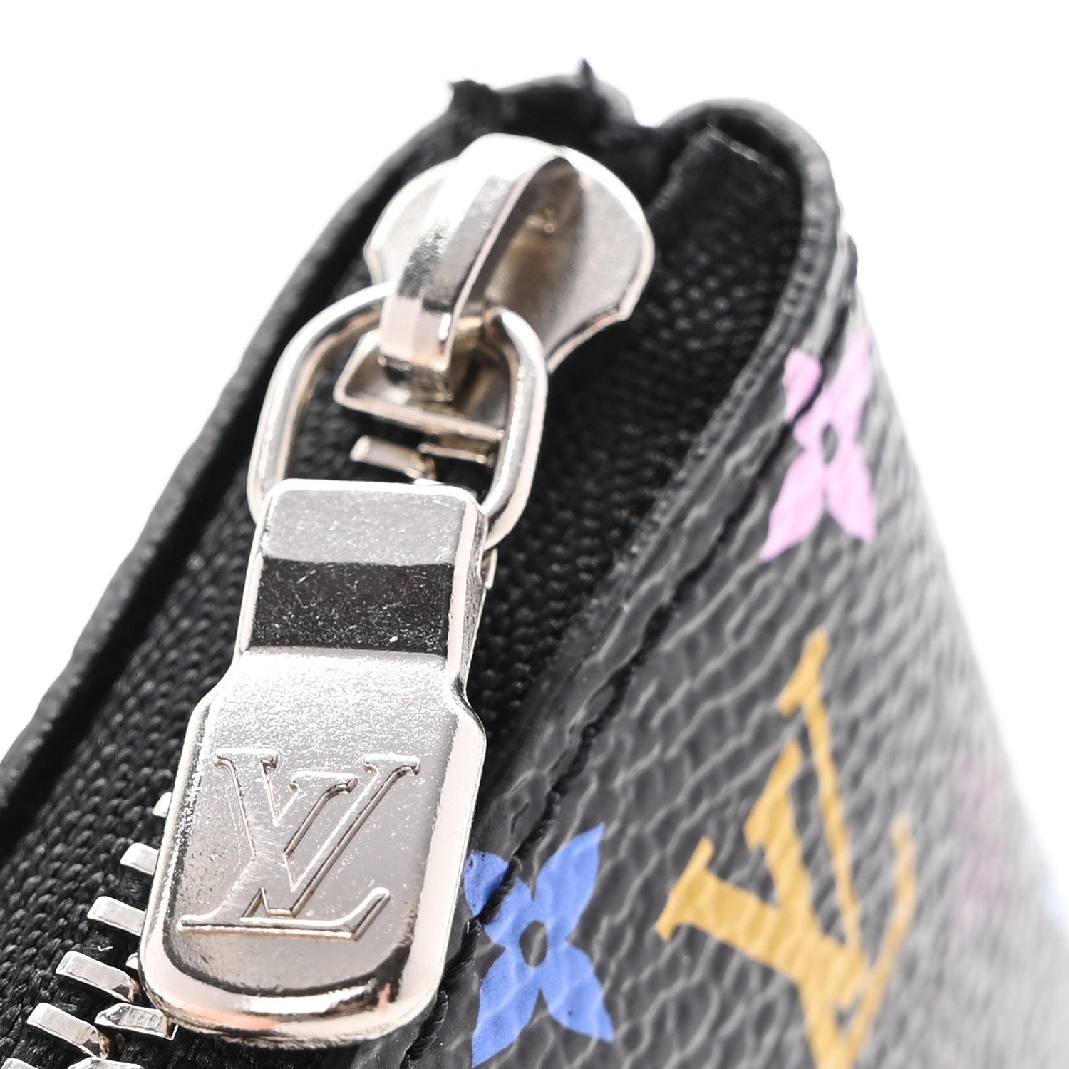 Louis Vuitton LV X TM Monogram Multicolor Key Pouch Black 9 of 9