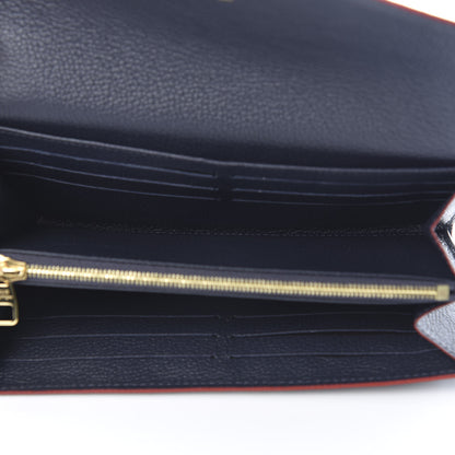 Louis Vuitton Empreinte Sarah Wallet NM Marine Rouge 5 of 7