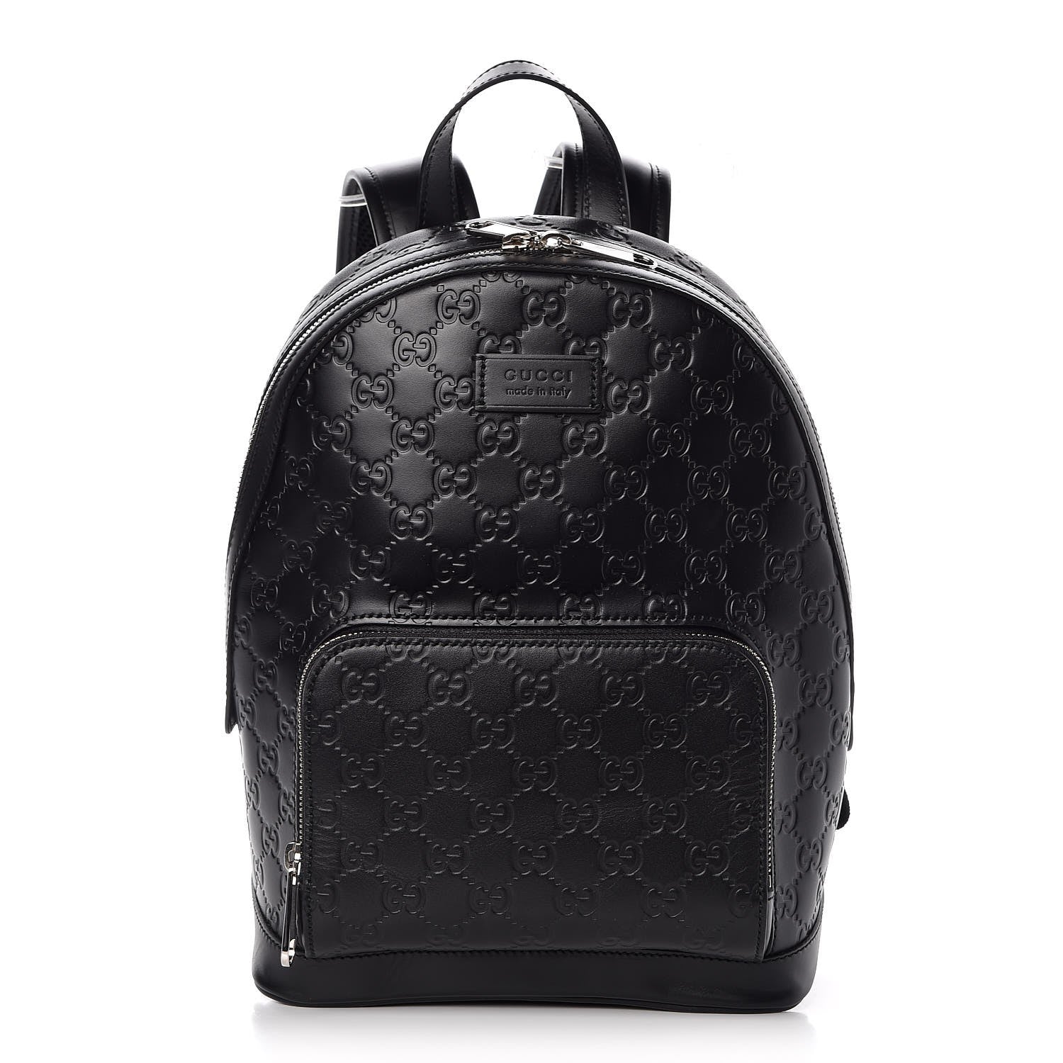 Gucci Guccissima Signature Small Day Backpack Black 1 of 12