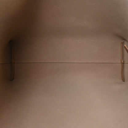 Saint Laurent Calfskin Large Shopping Tote Dark Toffee 6 of 11